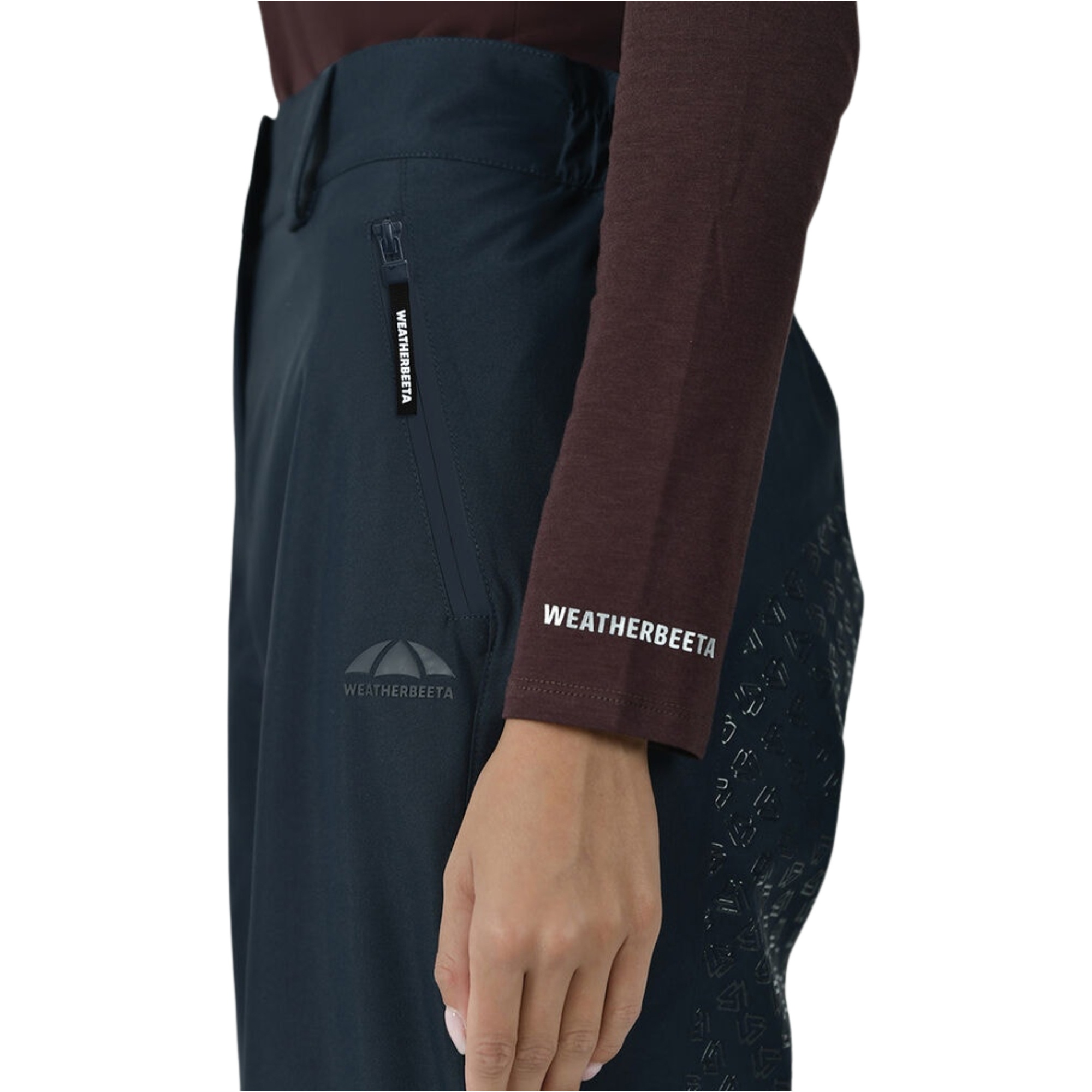 2025 WeatherBeeta Womens Rayne Waterproof Overtrousers II 1026252 - Navy